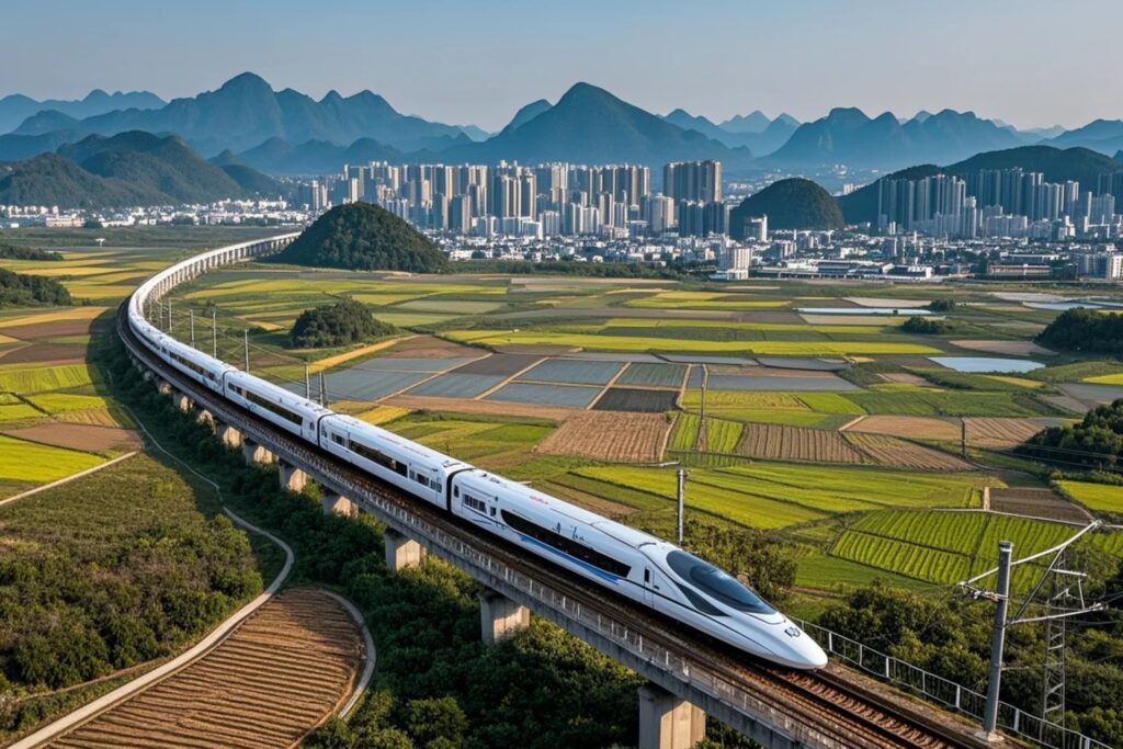 prendre le train en chine