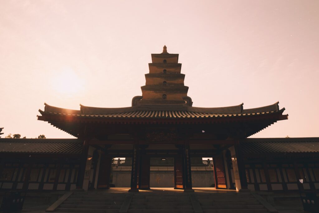 la Grande Pagode de l'Oie Sauvage