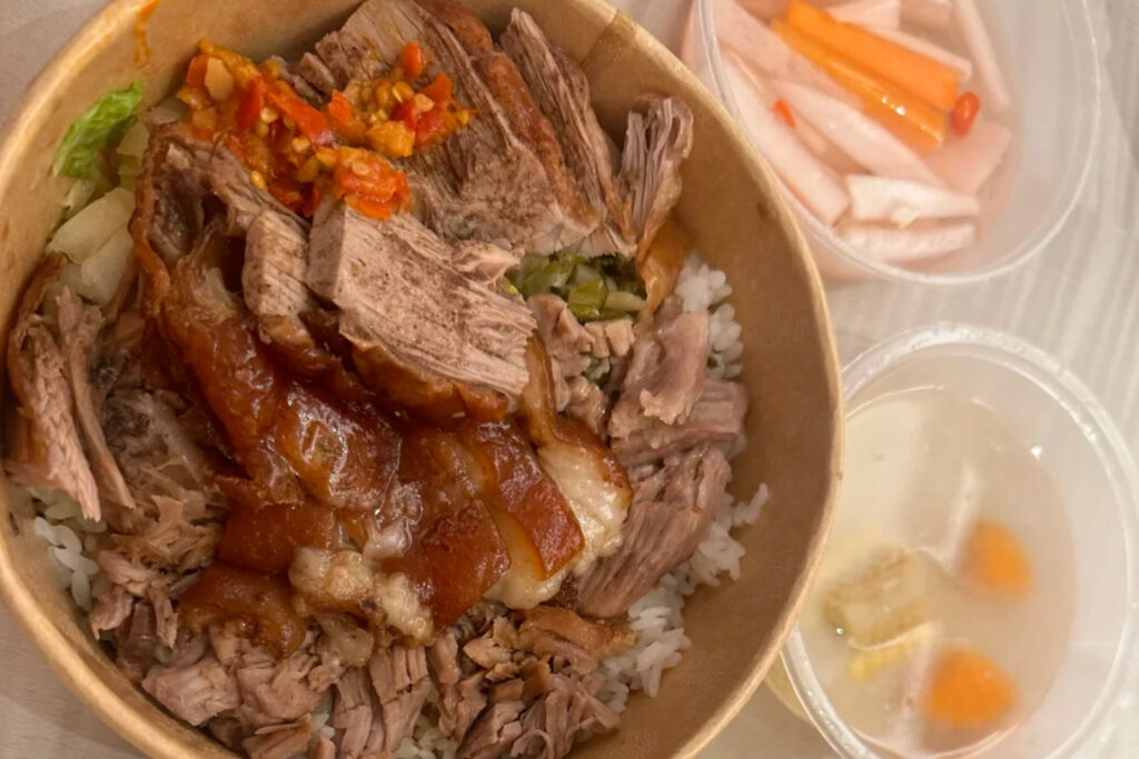 Barquette de viandes laquées du midi