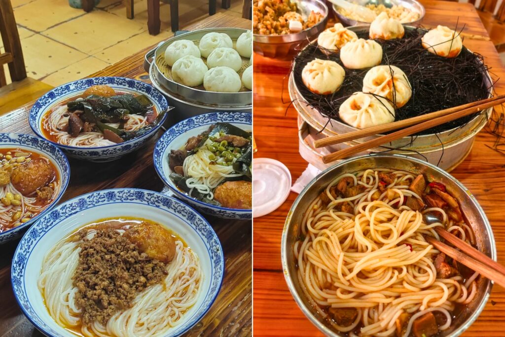 Bol de nouilles de riz 米粉 typiques du Hunan 湖南