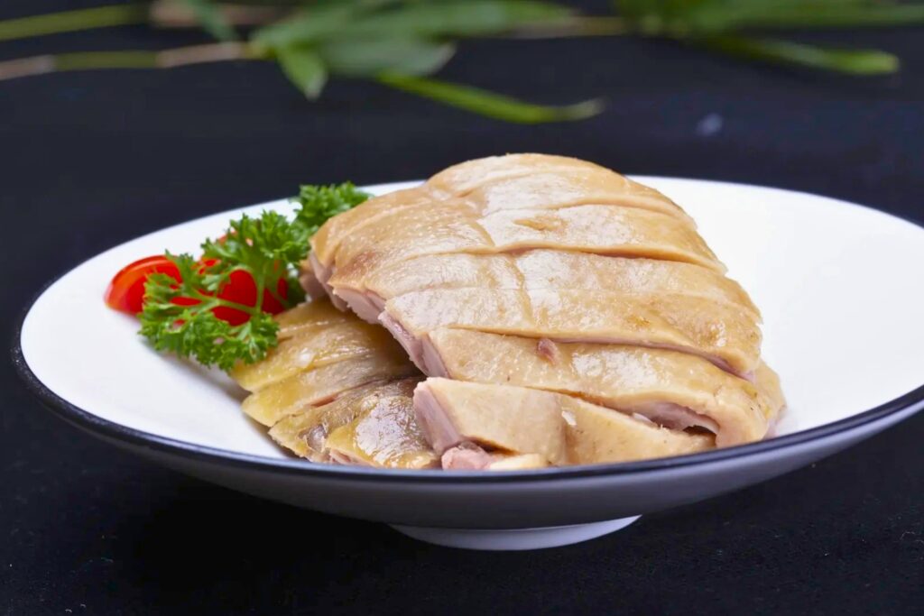 Canard salé de Nankin 盐水鸭, spécialité locale