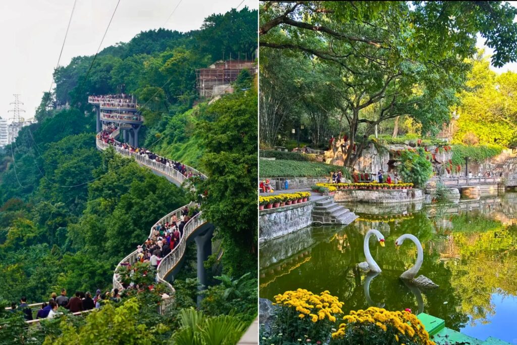 Eling Park vue panoramique Chongqing