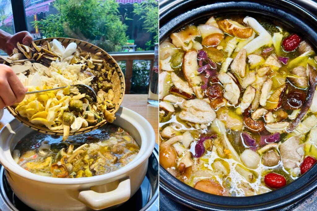 Hotpot aux champignons sauvages du Yunnan