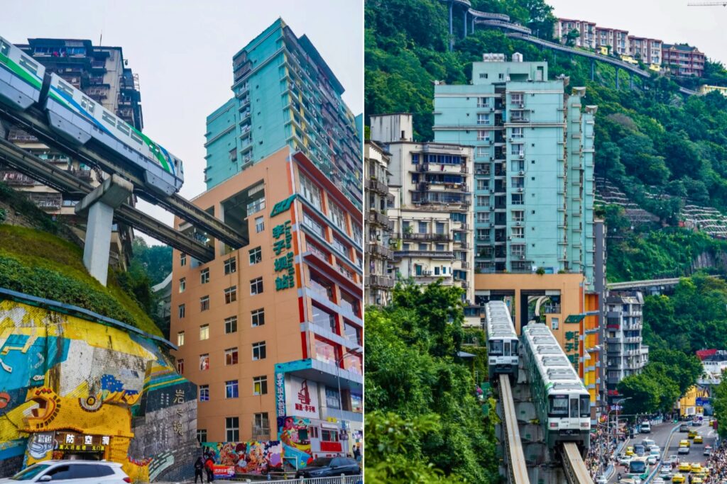 Liziba monorail Chongqing
