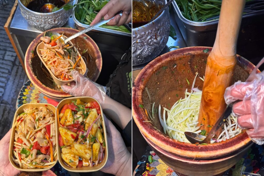 Plat Dai 舂鸡脚 – pattes de poulet pilées et citronnées