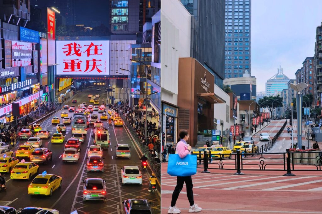 Quartier Guanyinqiao 观音桥 – zone moderne et gourmande de Chongqing