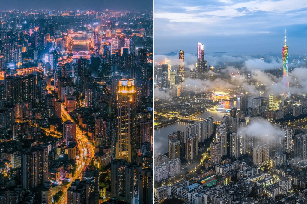 Yuexiu (越秀区) & Tianhe (天河区)