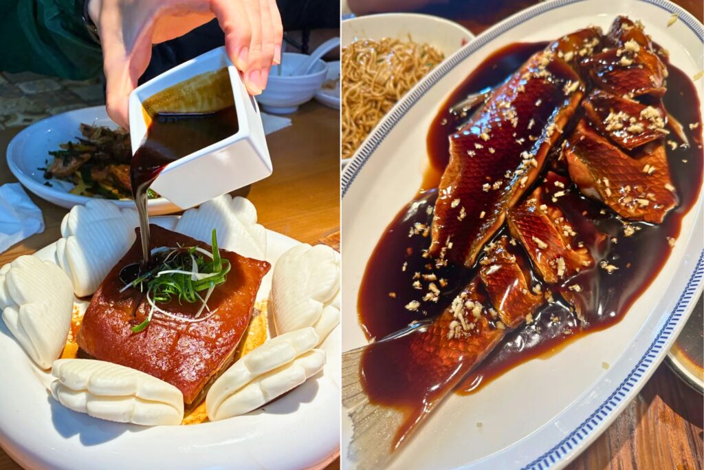 东坡肉 Dōngpō ròu & 西湖醋鱼 Xīhú cù yú