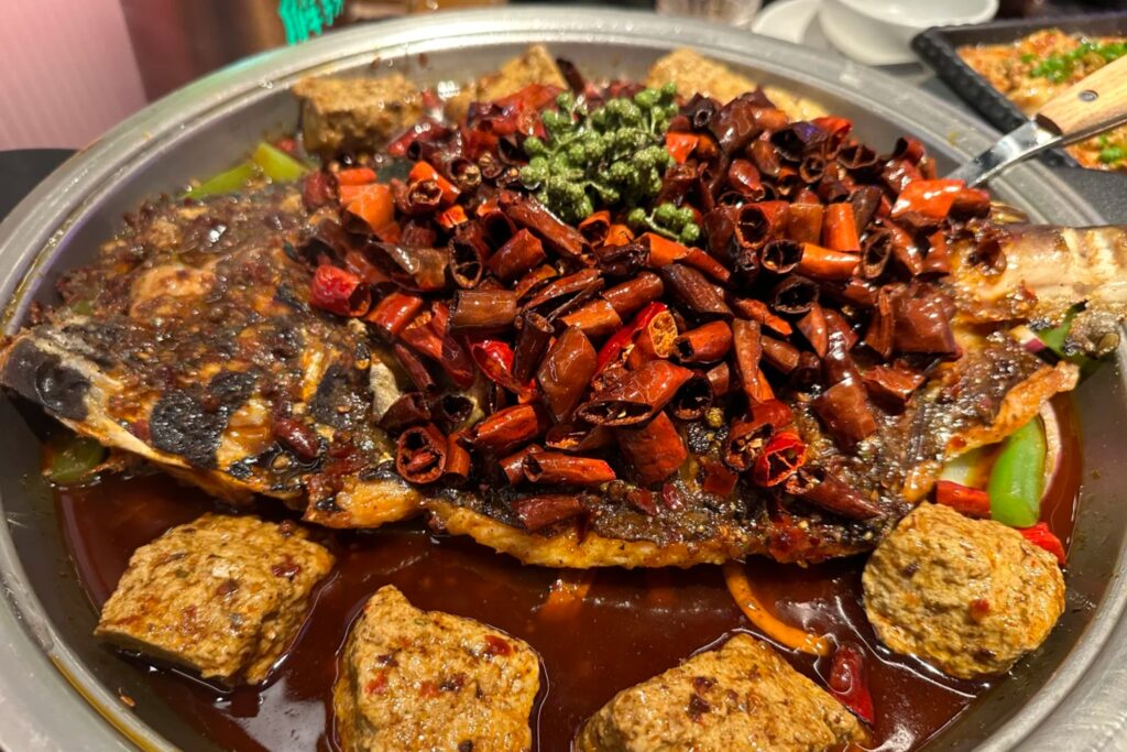 poisson grillé Chongqing