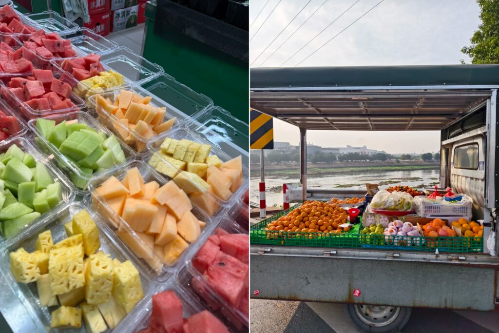 Fruits à éplucher soi-même comme les mangoustans, l'option la plus sûre pour éviter les intoxications alimentaires en voyage en Chine