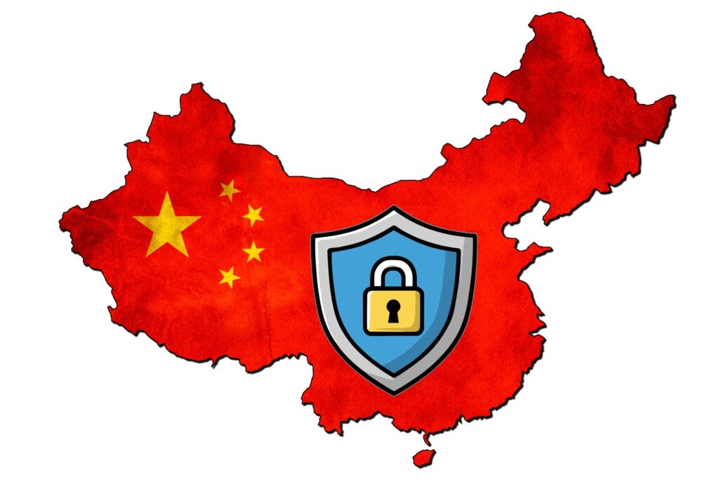 Illustration du Great Firewall chinois bloquant Google et les réseaux sociaux