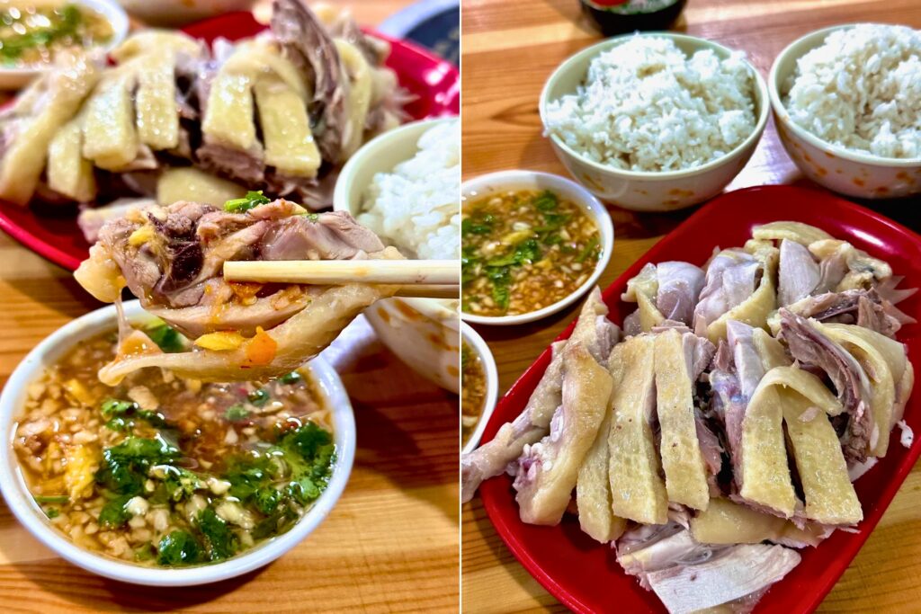 Plat traditionnel de poulet de Wenchang (文昌鸡), spécialité de Hainan