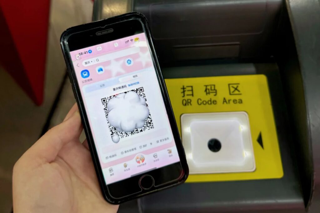 QR code omniprésents en Chine pour payer, commander et accéder aux services sans carte SIM locale