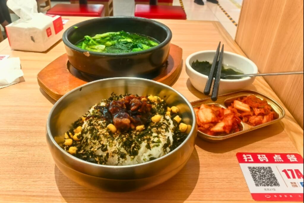 QR code pour commander au restaurant en Chine via WeChat ou Alipay – 扫码点餐 在中国餐厅