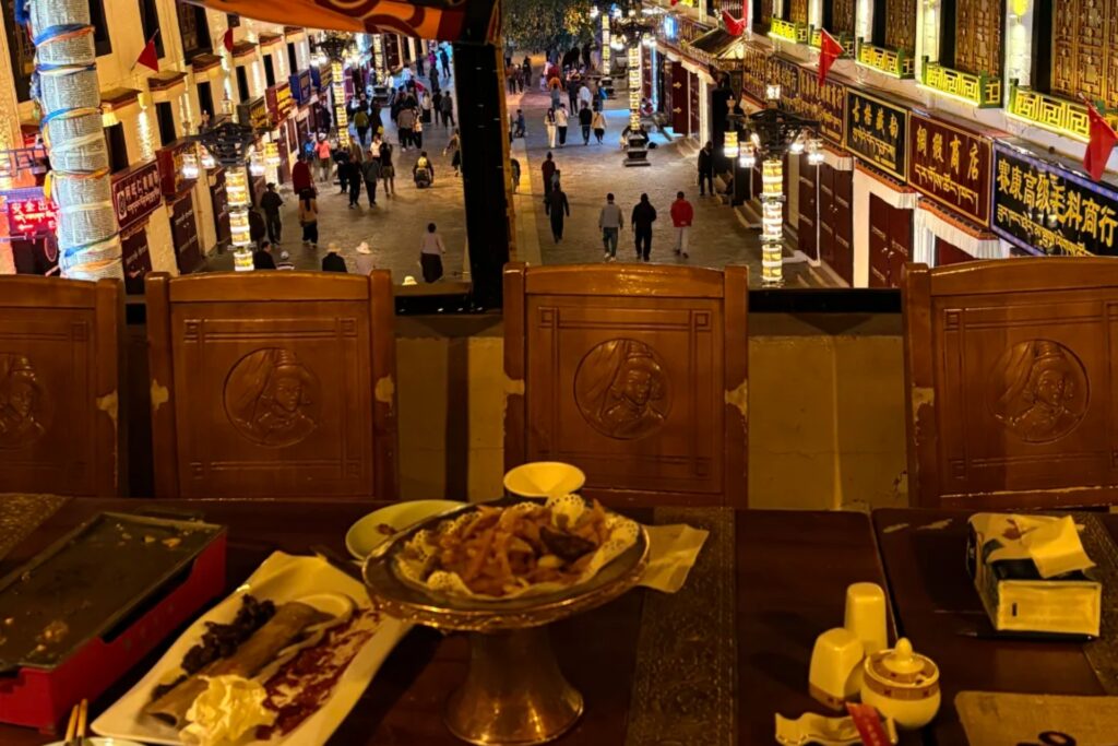 Vue sur Barkhor Street