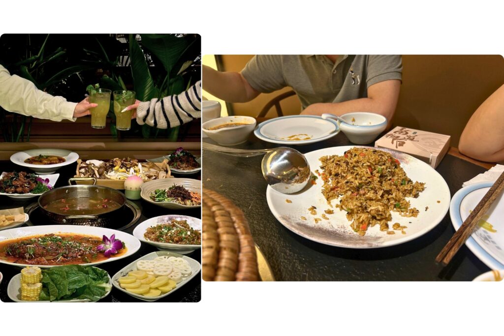 photo promotionnelle de restaurants en Chine comparée à une photo client réelle sur Meituan