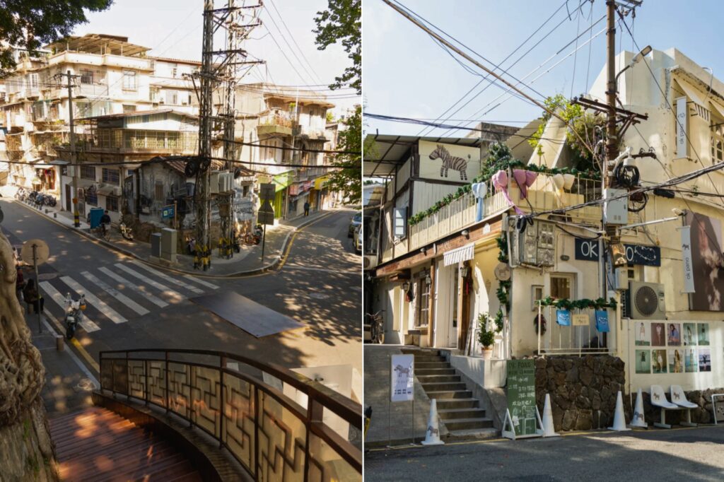 Le “plus beau virage” 最美转角 à Gulangyu, l’un des spots photo les plus connus de Xiamen.