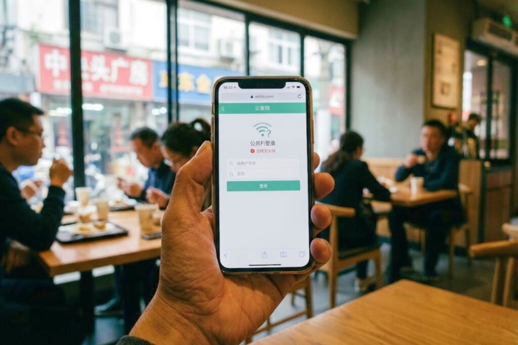 Connexion à un Wi-Fi public en Chine qui ne permet pas d’utiliser les applications occidentales