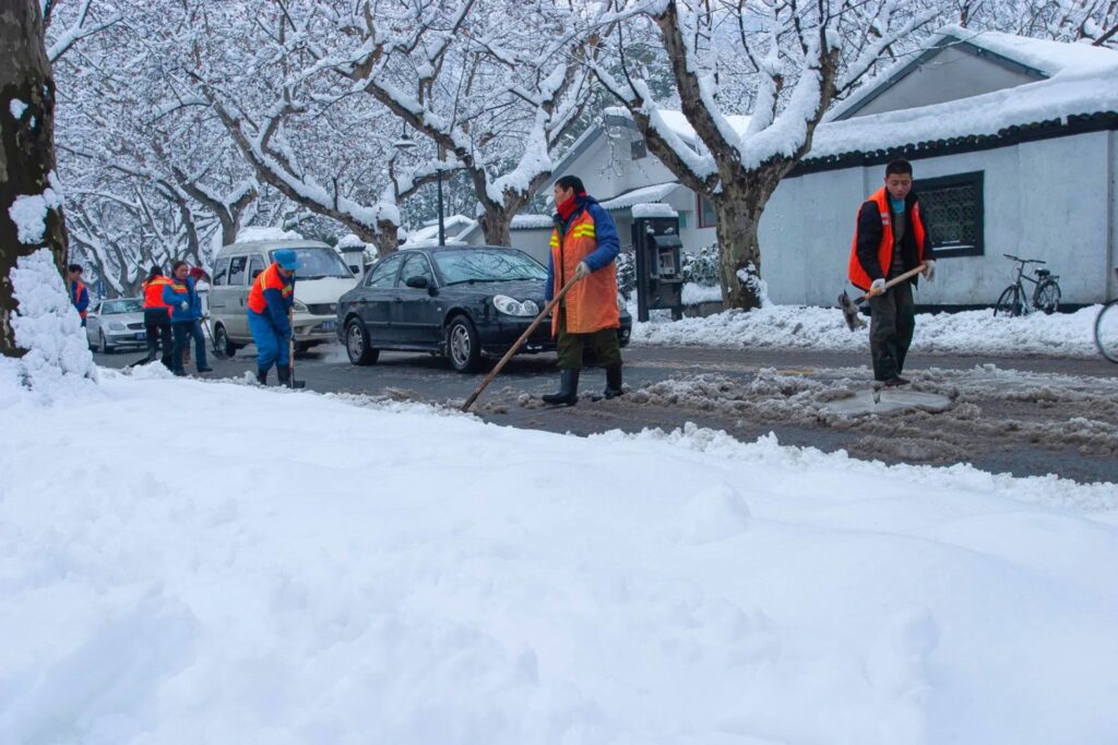 Hangzhou après la neige