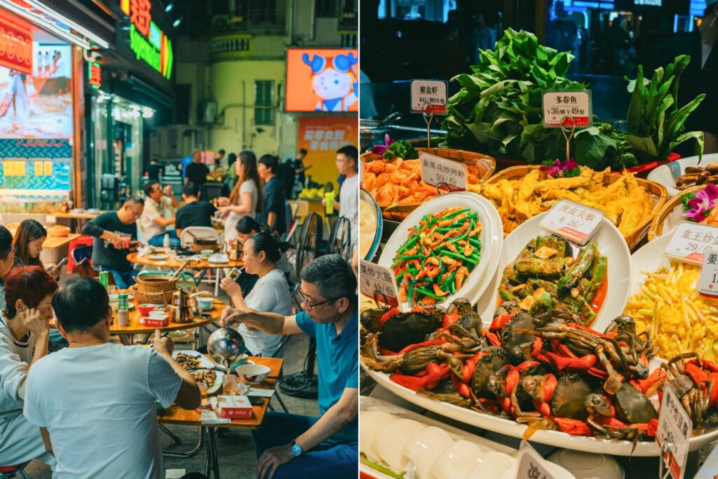 Restaurant local à Shenzhen _ pas de décor spectaculaire, mais une cuisine du quotidien, représentative de la diversité culinaire réelle de la ville