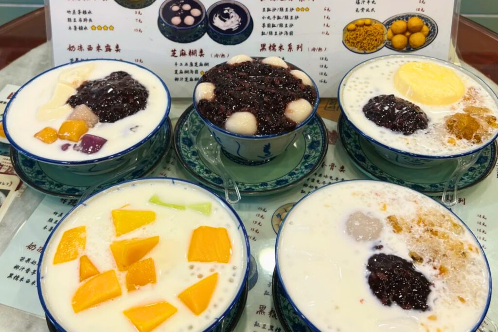 Dessert cantonais Tángshuǐ 糖水 soupe sucrée traditionnelle de Shenzhen