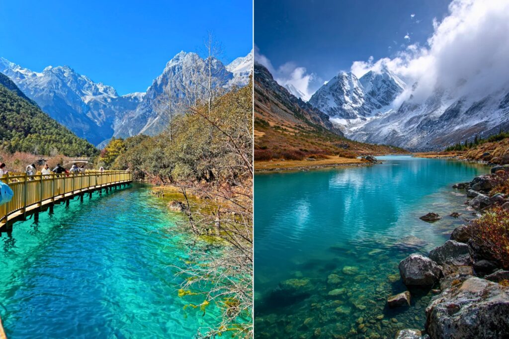 Eaux turquoise de Blue Moon Valley
