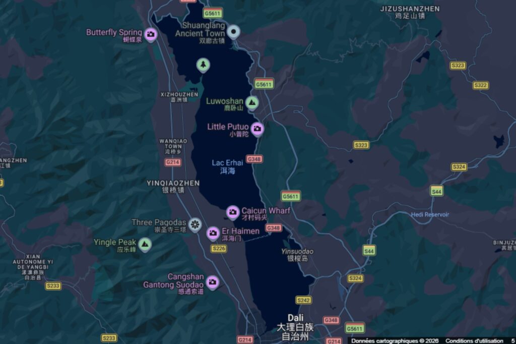 Dali - Carte Google Maps