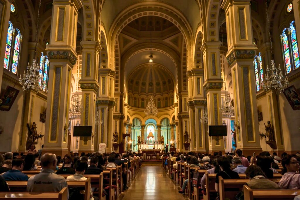 Intérieur de Xikai Church 西开天主教堂 à Tianjin