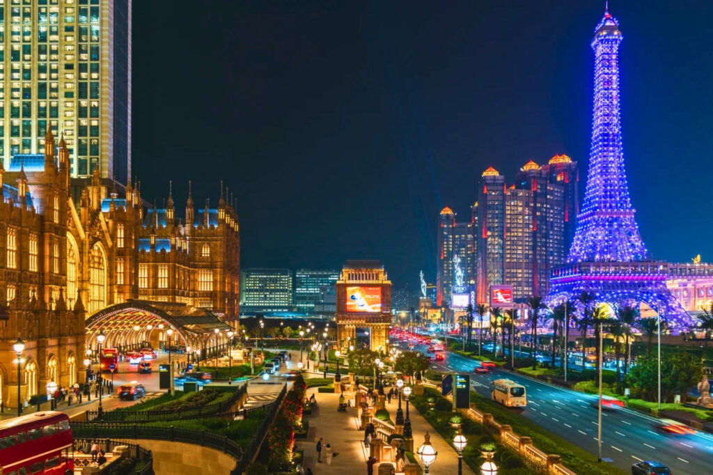 The Parisian à Macao dans le quartier de Cotai