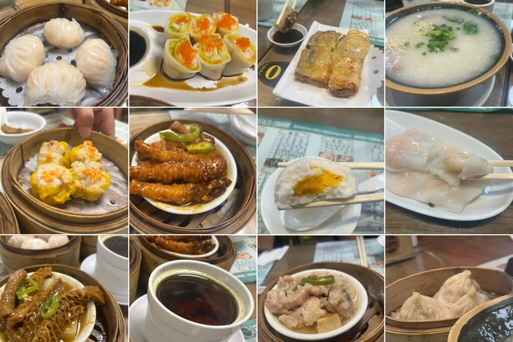 Yum cha à Hong Kong 香港早茶, entre dim sum, thé chaud et ambiance de restaurant cantonais.